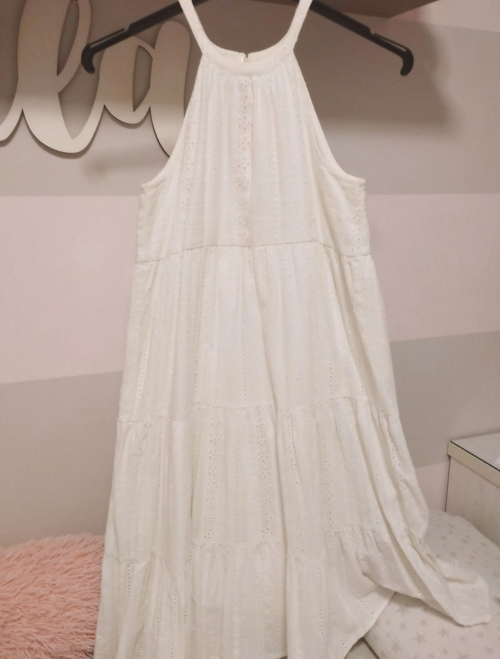 Zara Vestido largo bordado talla 10 – photo 2